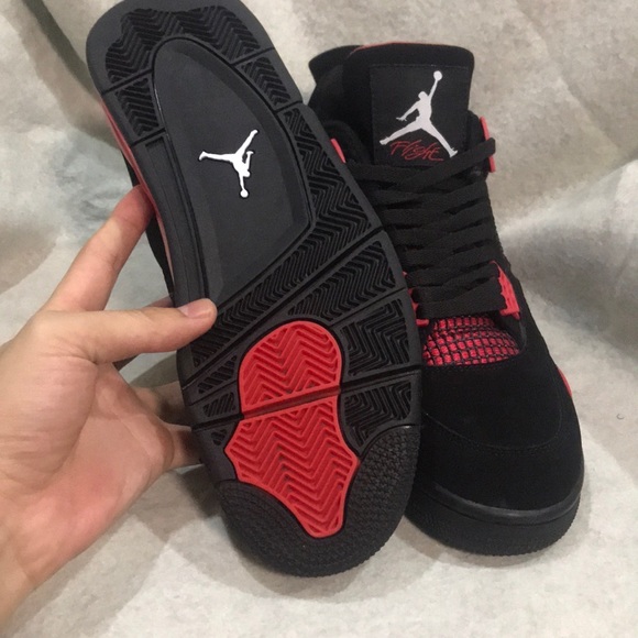 Air Jordan 4 retro red thunder - Picture 2 of 5